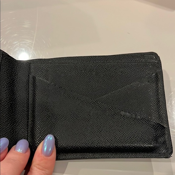 💯 authentic Louis Vuitton damier graphite graphite canvas men’s multiple wallet - Picture 5 of 14